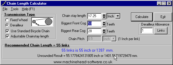 Chain And Sprocket Chart