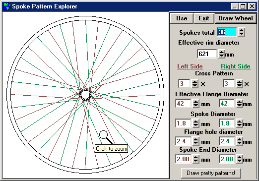 The spoke pattern explorer is